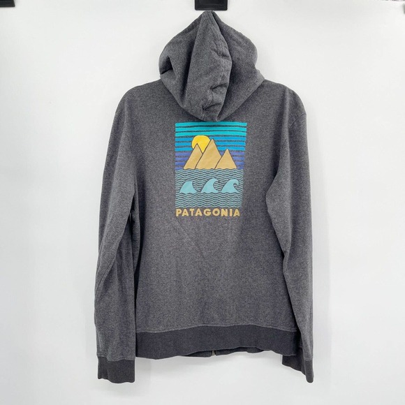 Patagonia Other - Patagonia Deep Ones Full-Zip Hoodie Sweater Gray Size M Long Sleeve Lightweight